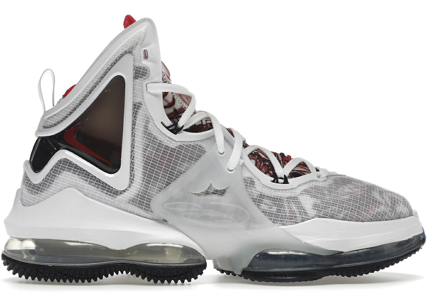 ナイキ レブロン 白いこと 白いこと 黒いこと 黒いこと 赤 赤いこと スニーカー メンズ NIKE LEBRON 19 SKETCH / WHITE BLACK UNIVERSITY RED