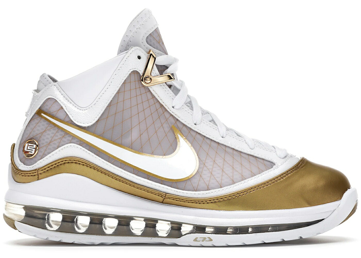 ナイキ レブロン 白色 ホワイト ゴールド ジュニア キッズ NIKE LEBRON 7 CHINA MOON (2020) (GS) / WHITE METALLIC GOLD WHITE ベビー マタニティ スニーカー