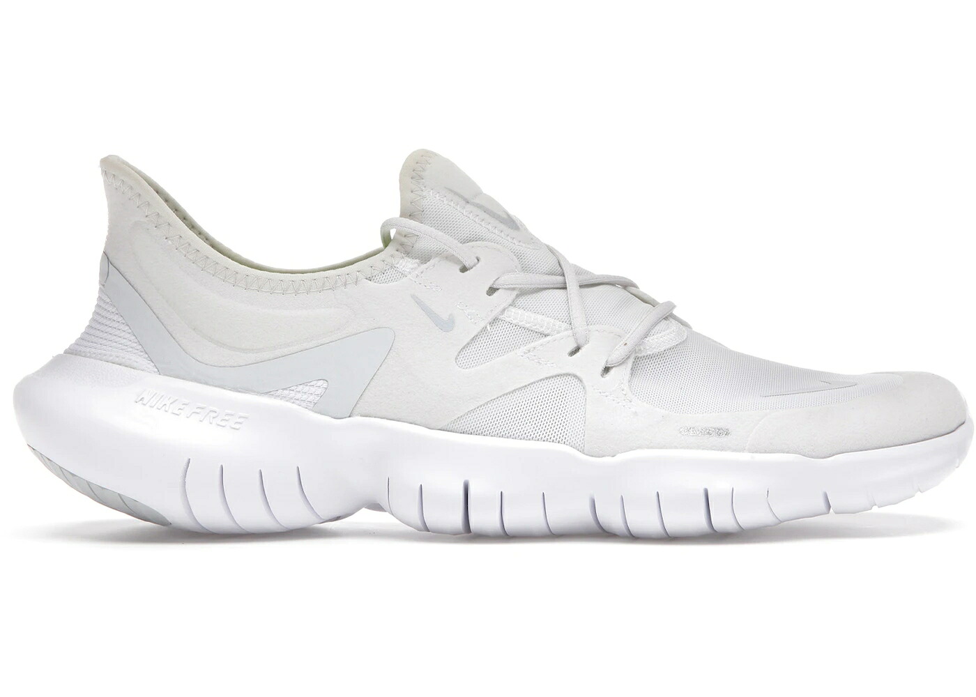 ナイキ フリー プラチナム 白色 ホワイト ピュア 5.0 スニーカー メンズ NIKE FREE RN PLATINUM TINT / PLATINUM TINT WHITE VOLT PURE