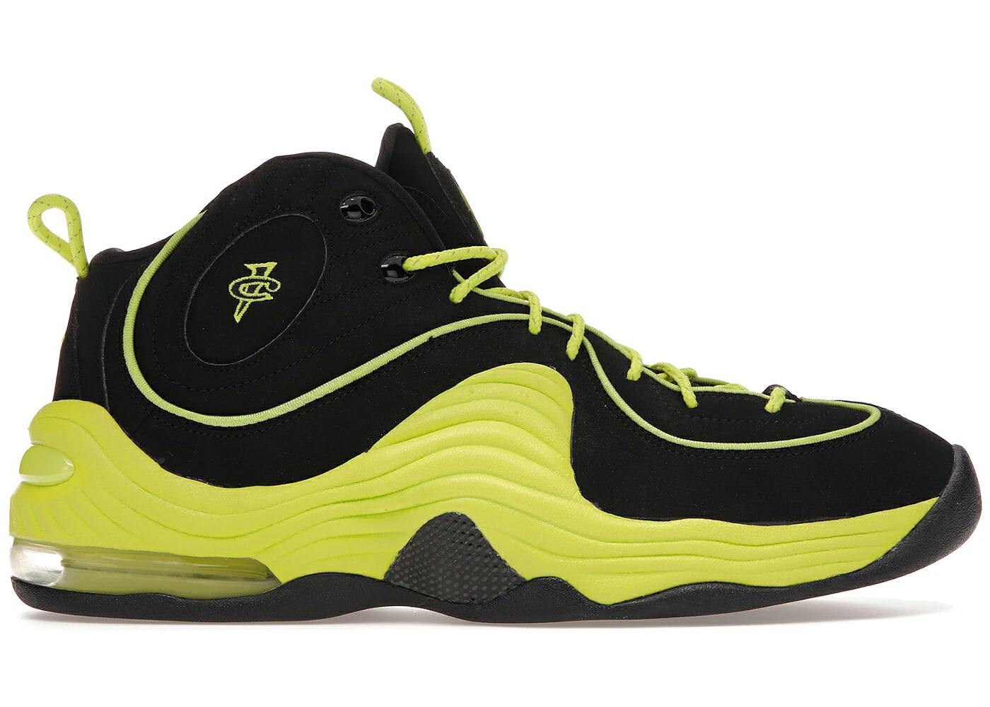 ナイキ ペニー 黒いこと 黒いこと エア湖ペニー スニーカー メンズ NIKE AIR PENNY II VOLT / BLACK BLACK CYBER