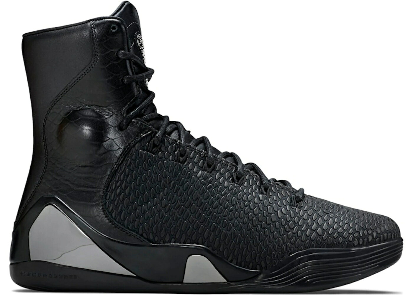 ナイキ コービー ハイ 黒色 ブラック マンバ スニーカー メンズ NIKE KOBE 9 HIGH KRM EXT BLACK MAMBA / BLACK BLACK|スニケス