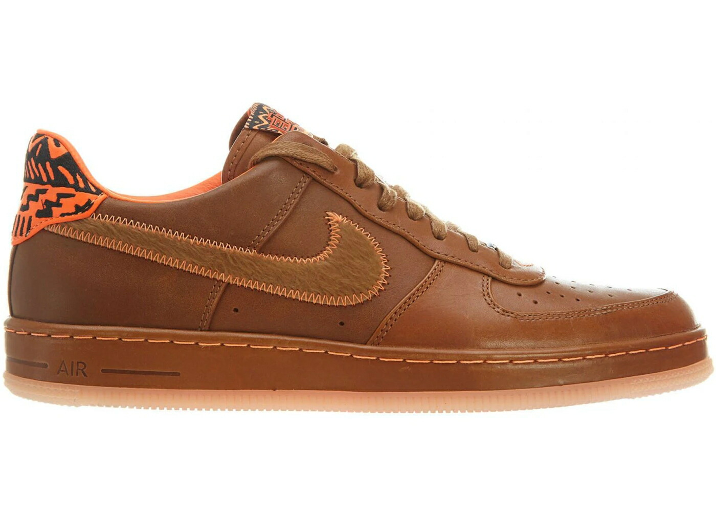 ナイキ 橙 オレンジ エアフォース スニーカー メンズ NIKE AIR FORCE 1 DOWNTOWN LOW BHM (2013) / HAZELNUT HAZELNUT TOTAL ORANGE