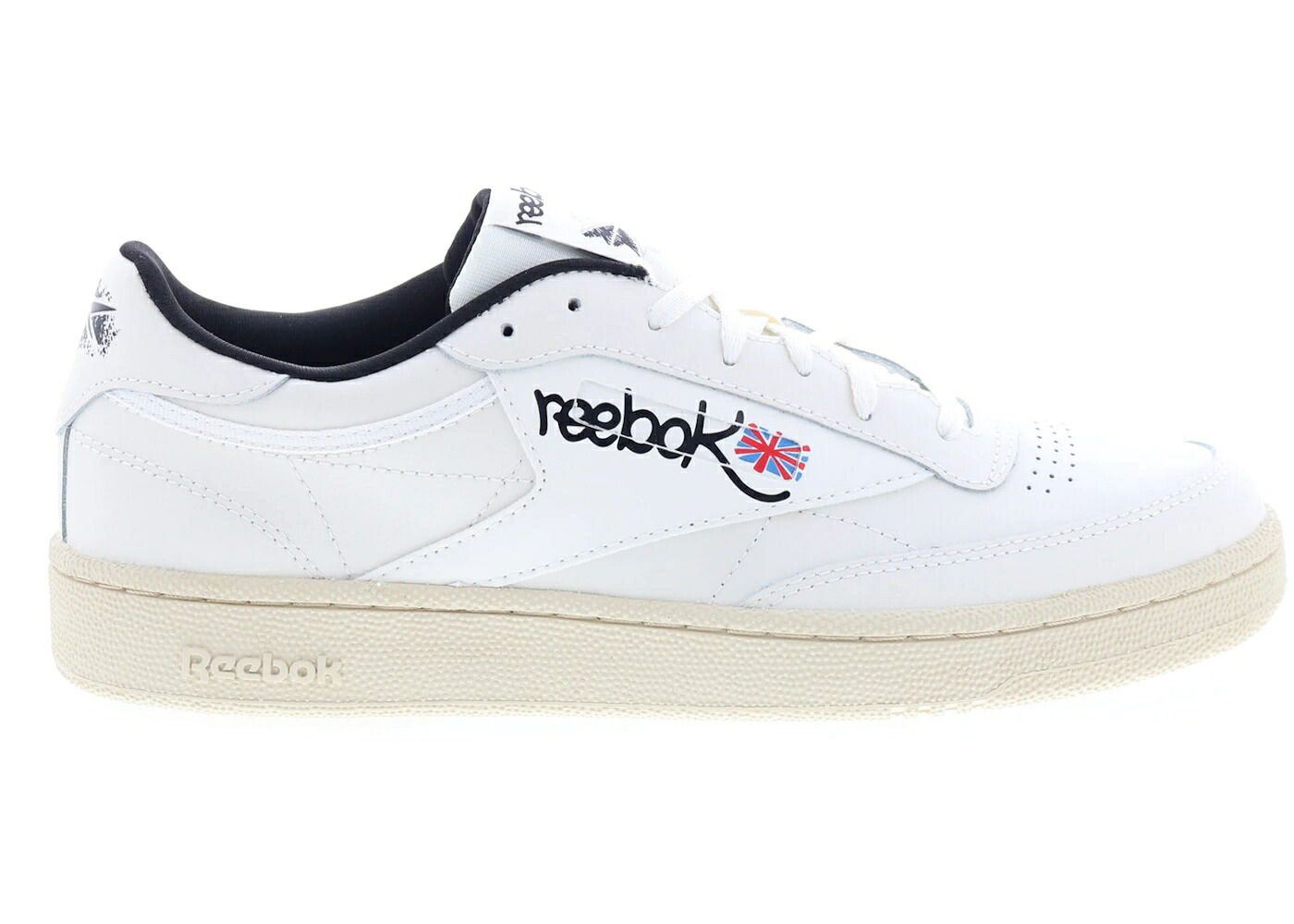 リーボック 野球クラブ 中核グループ 黒いこと 黒いこと スニーカー メンズ REEBOK CLUB C 85 CHALK PAPERWHITE CORE BLACK / CHALK PAPERWHITE CORE BLACK
