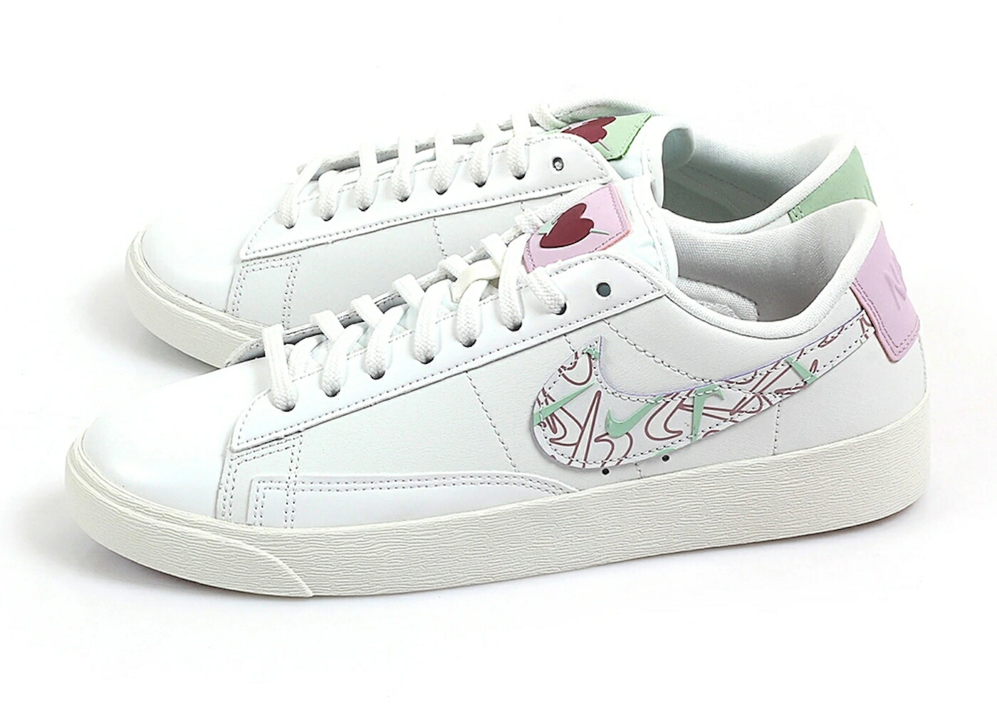 ナイキ ブレイザー 白いこと 白いこと VALENTINE\u0027S WOMEN\u0027S スニーカー レディース NIKE BLAZER LOW DAY (WOMEN\u0027S) / SUMMIT WHITE MULTI COLOR SUMMIT