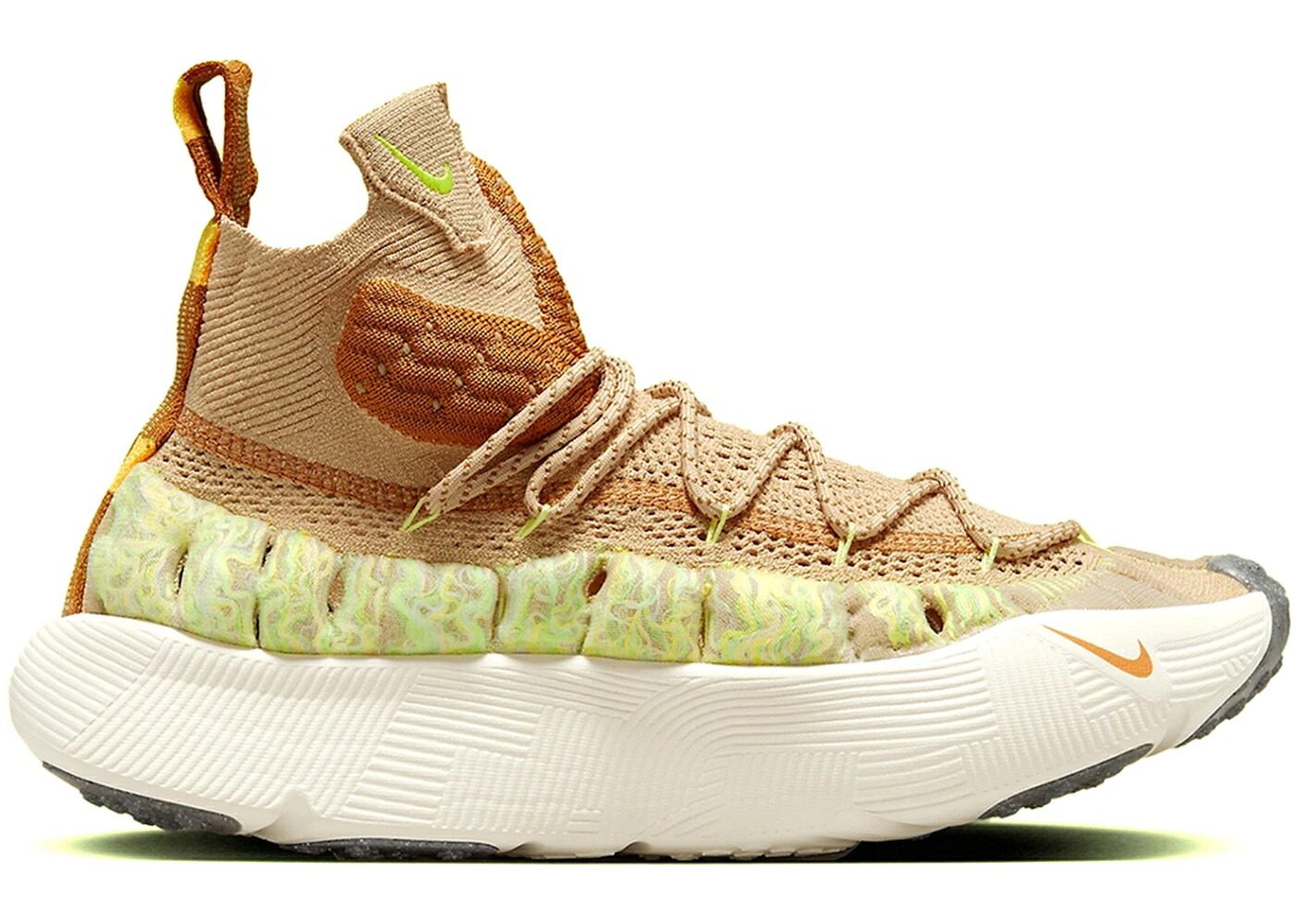 ナイキ 飛球編み物 スニーカー メンズ NIKE ISPA SENSE FLYKNIT SESAME DESERT OCHRE / SESAME DESERT OCHRE