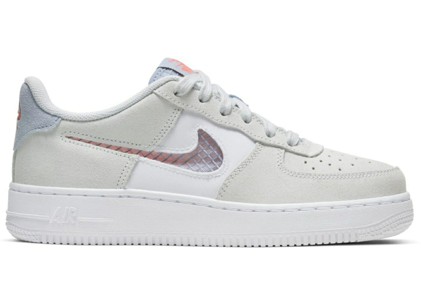 ナイキ 純一無雑 プラチナム 白いこと 白いこと 空軍 お坊っちゃん キッズ NIKE AIR FORCE 1 LV8 PURE PLATIUM (GS) / PURE PLATINUM WHITE HYPER もの言う花 マタニティ スニーカー