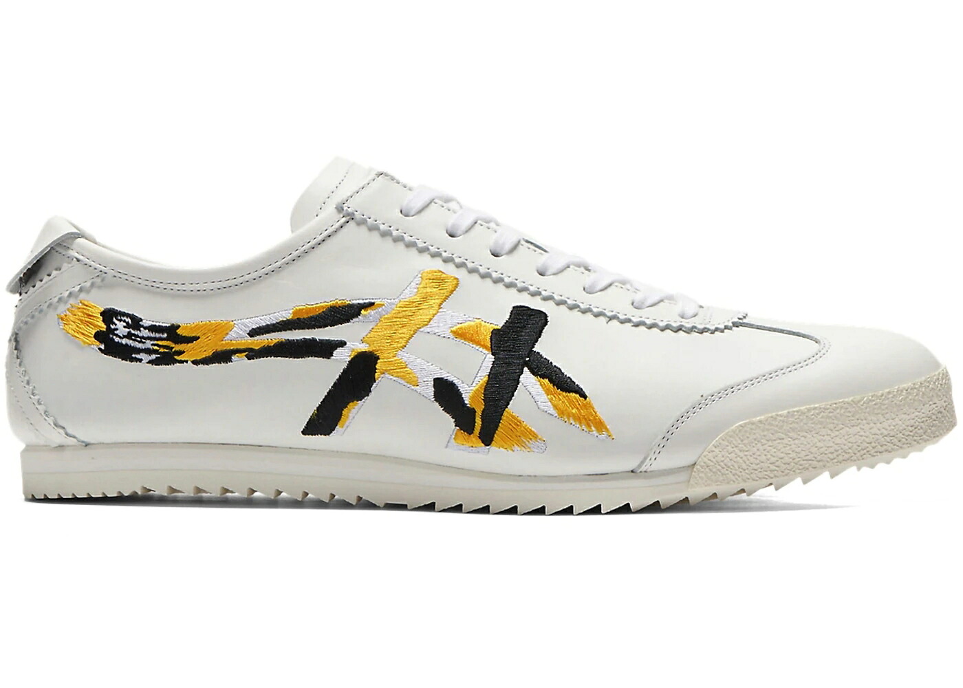 アシックス メキシコ デラックス 白色 ホワイト 黄色 イエロー オニツカタイガー スニーカー メンズ ASICS ONITSUKA TIGER MEXICO 66 DELUXE NM NISHIKIGOI WHITE VIBRANT YELLOW / WHITE VIBRANT YELLOW