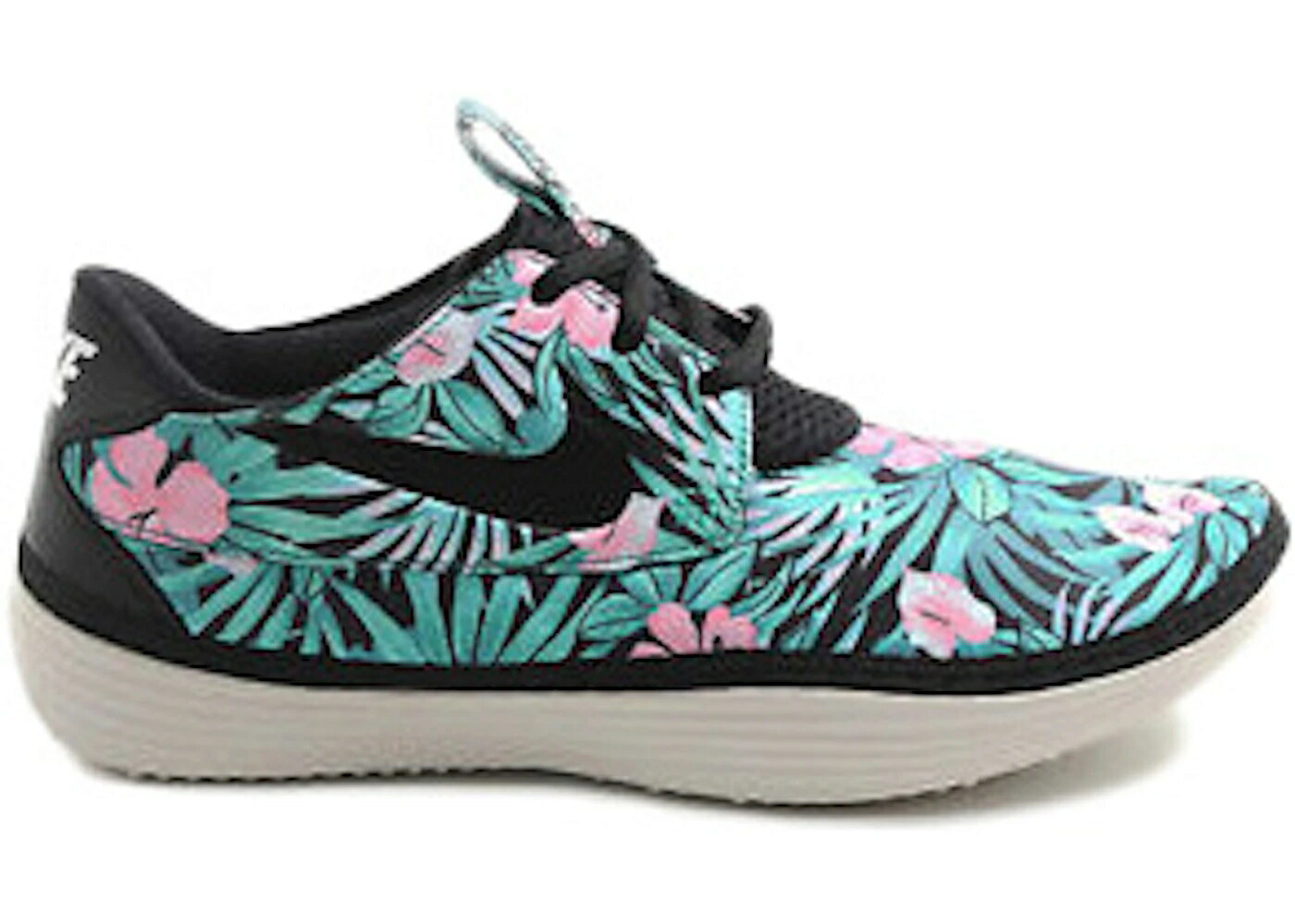 ナイキ モカシン 黒いこと 黒いこと 砂色 沙子 スニーカー メンズ NIKE SOLORSOFT MOCCASIN FLORAL PACK / BLACK BLACK DESERT SAND