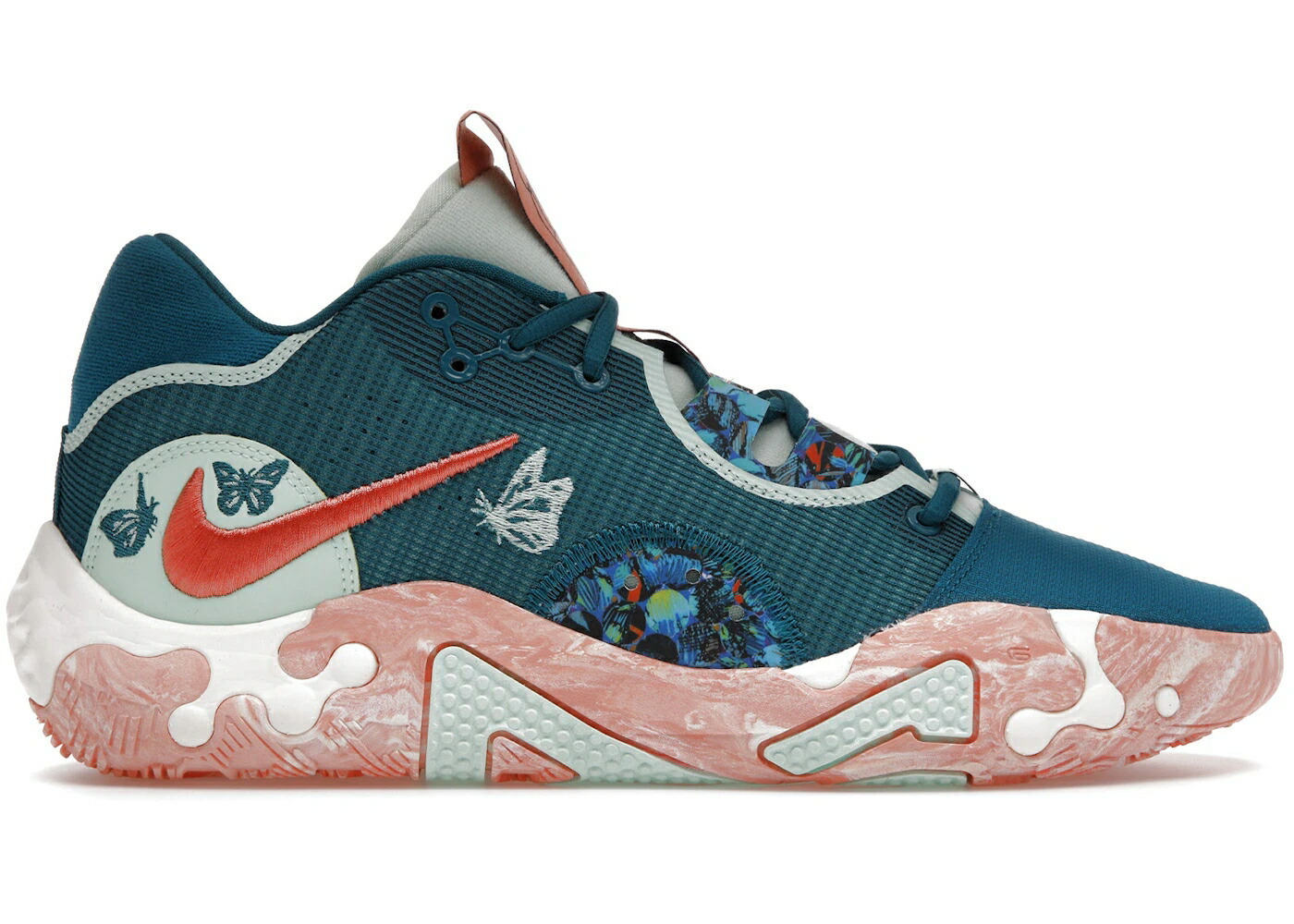 ナイキ さくら色 スニーカー メンズ NIKE PG 6 ALL-STAR WEEKEND (2022) / DARK TEAL PINK