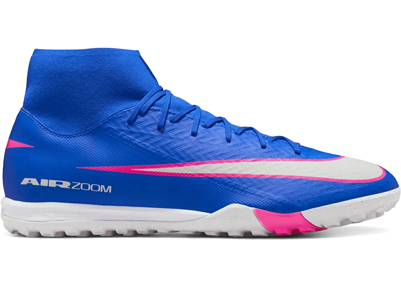 ナイキ 望遠レンズ 翰林院 青味 青み 白いこと 白いこと スニーカー メンズ NIKE ZOOM MERCURIAL SUPERFLY 10 ACADEMY TF ATTACK PACK / RACER BLUE WHITE
