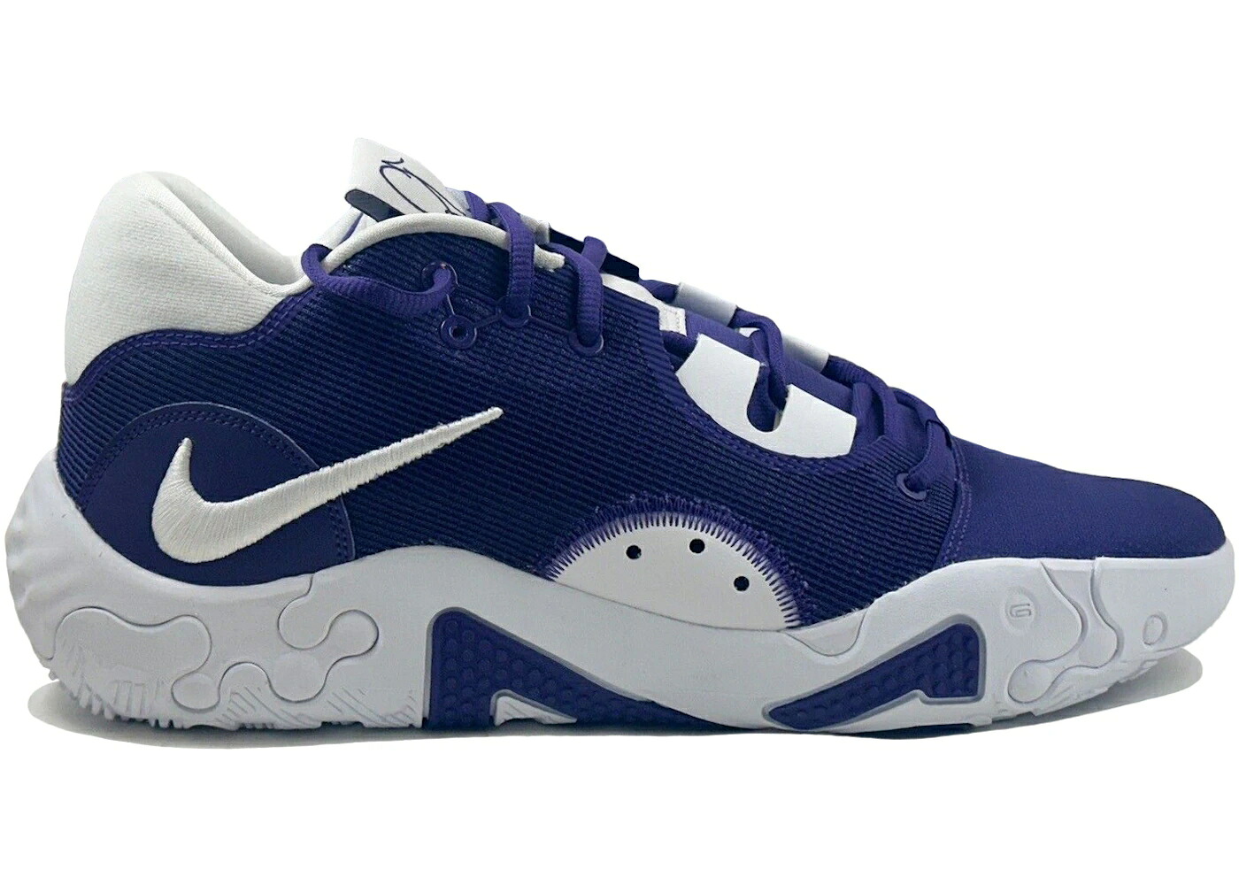 ナイキ 厚地の外套 紫 パープル 白いこと 白いこと スニーカー メンズ NIKE PG 6 結核症 COURT PURPLE / COURT PURPLE WHITE WHITE