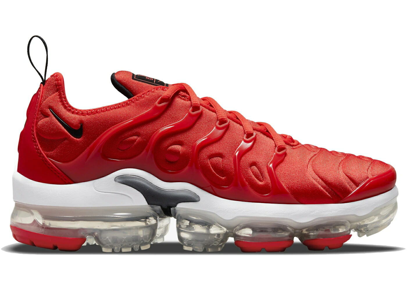 ナイキ 赤 レッド 黒色 ブラック 白色 ホワイト エアヴェイパーマックス WOMEN'S スニーカー レディース NIKE AIR VAPORMAX PLUS CHILE RED (WOMEN'S) / CHILE RED BLACK WHITE