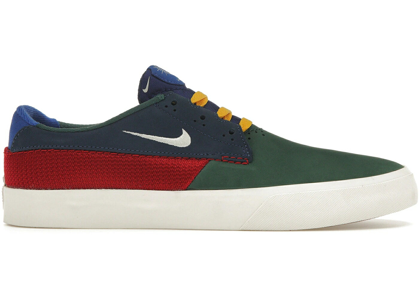 ナイキ エスビー 紺色 米国海軍 緑 緑であること 赤 赤いこと スニーカー メンズ NIKE SB SHANE MULTICOLOR / NAVY GREEN RED