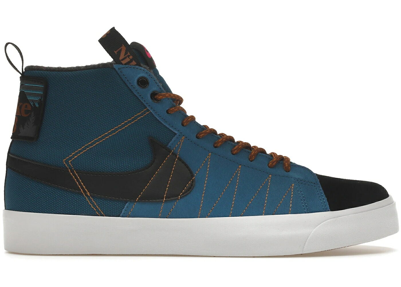 ナイキ エスビー 望遠レンズ ブレイザー ミッド 黒いこと 黒いこと スニーカー メンズ NIKE SB ZOOM BLAZER MID PRM MARINA PECAN / MARINA PECAN DESERT OCHRE BLACK