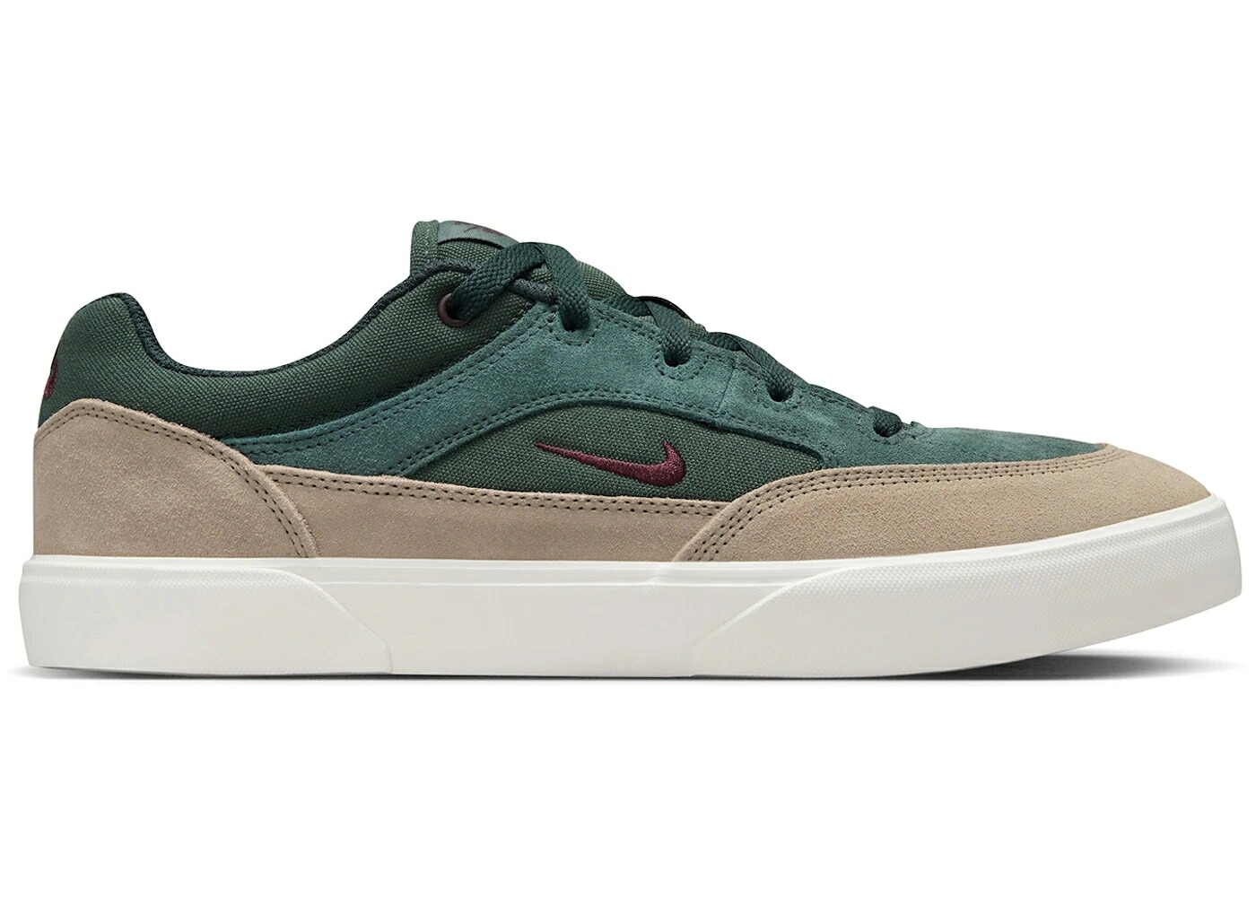 ナイキ エスビー カーキ ぶどう酒色 バーガンディー スニーカー メンズ NIKE SB MALOR SEAWEED KHAKI PHANTOM / SEAWEED KHAKI PHANTOM BURGUNDY
