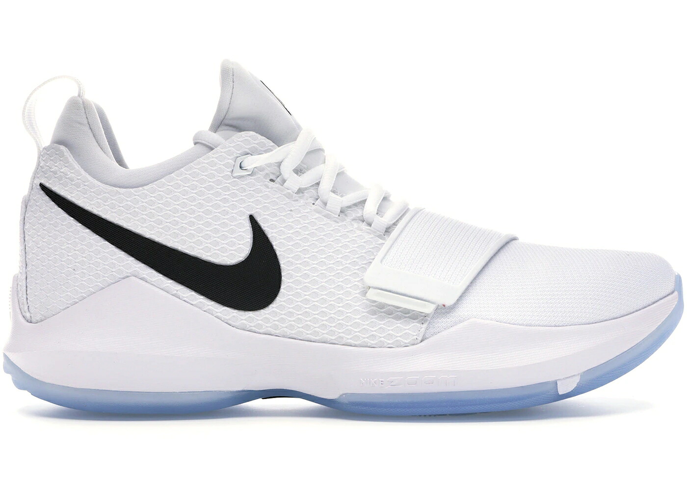 ナイキ 白いこと 白いこと 黒いこと 黒いこと スニーカー メンズ NIKE PG 1 WHITE ICE / WHITE CHROME BLACK