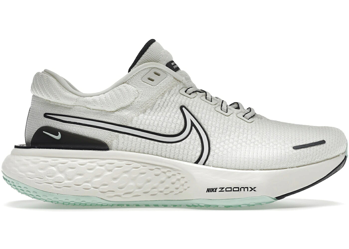 ナイキ 幽客 飛球編み物 黒いこと 黒いこと スニーカー メンズ NIKE ZOOMX INVINCIBLE RUN FLYKNIT 2 SAIL BLACK MINT FOAM / SAIL SAILBLACK LIGHT BONE MINT