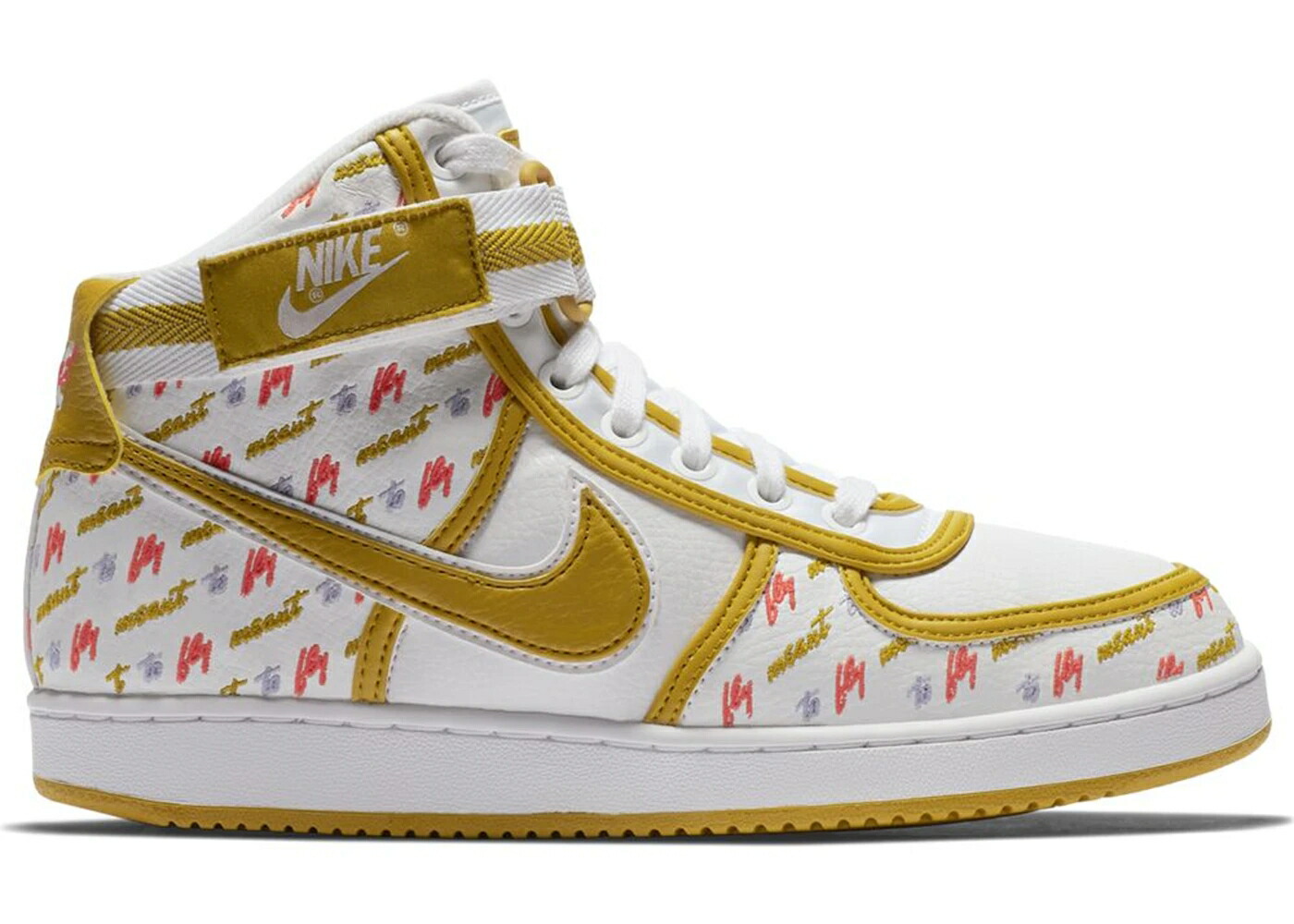 ナイキ バンダル ハイ 白色 ホワイト トワイライト WOMEN'S スニーカー レディース NIKE VANDAL HIGH MEANT TO FLY (WOMEN'S) / WHITE DARK CITRON TWILIGHT PULSE