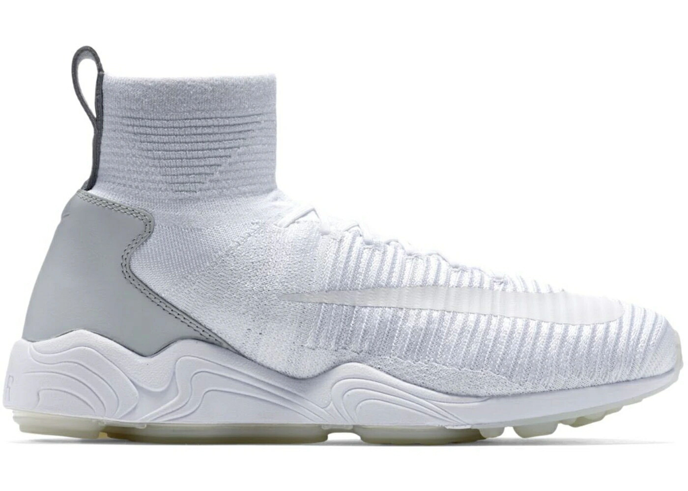 ナイキ 望遠レンズ 飛球編み物 薄墨色 薄墨色 白いこと 白いこと スニーカー メンズ NIKE ZOOM MERCURIAL FLYKNIT WOLF GREY / WHITE WOLF GREY