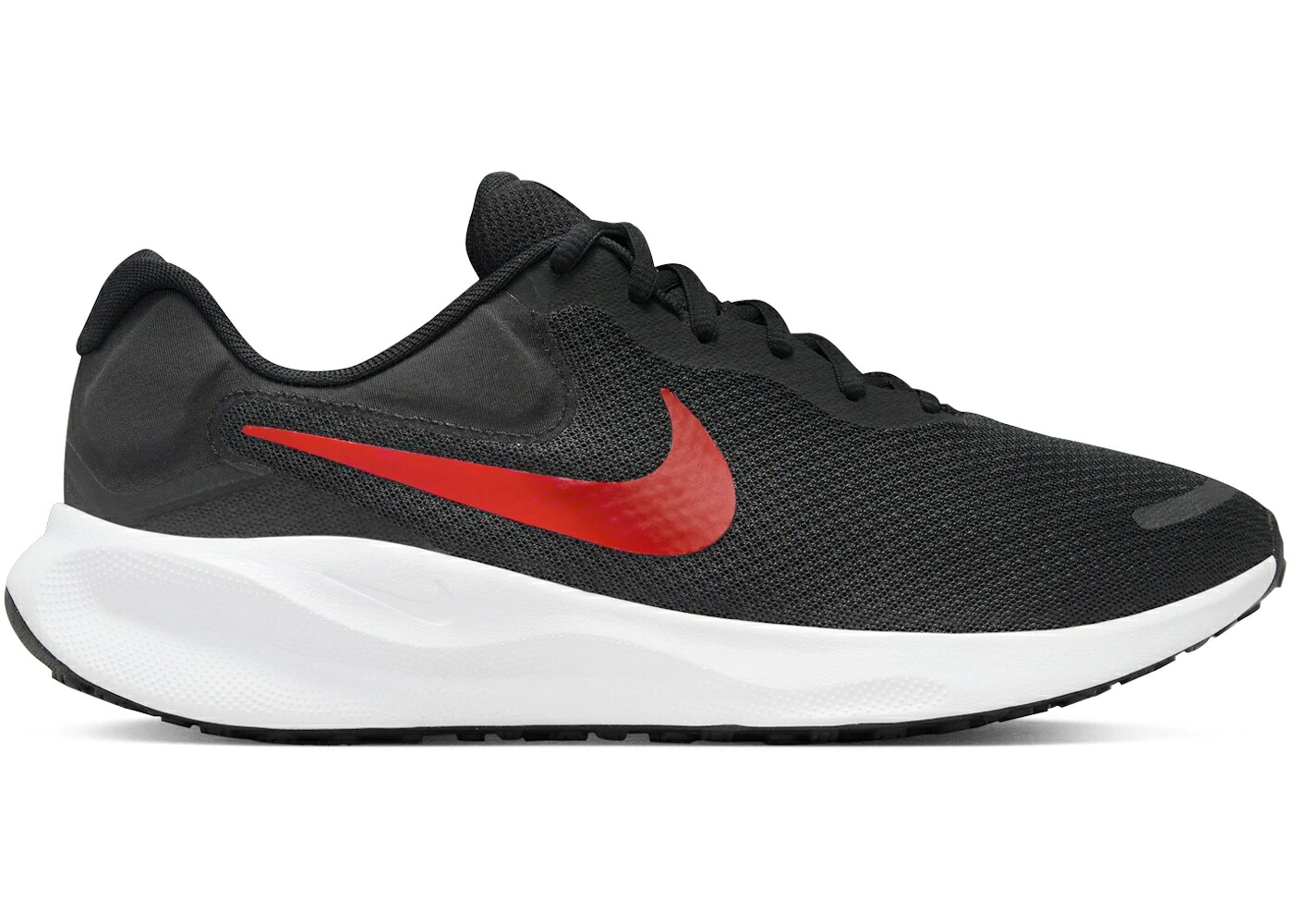 ナイキ 大変革 黒いこと 黒いこと 白いこと 白いこと 赤 赤いこと スニーカー メンズ NIKE REVOLUTION 7 BLACK WHITE UNIVERSITY RED / BLACK WHITE UNIVERSITY RED