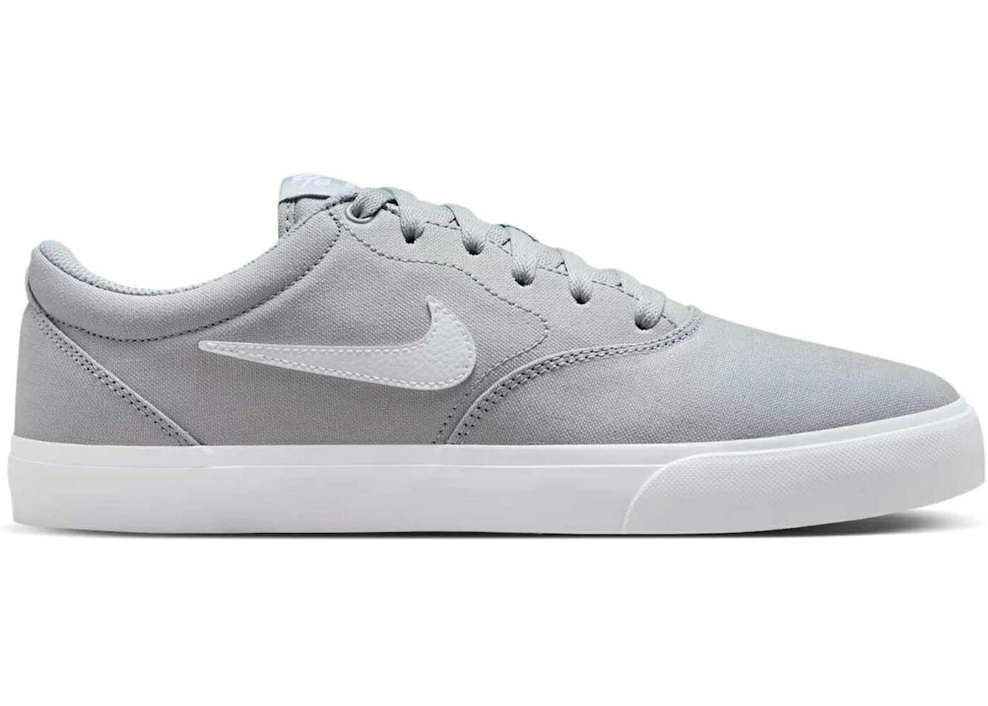 ナイキ エスビー 灰色 グレー 白色 ホワイト スニーカー メンズ NIKE SB CHARGE SOLARSOFT CANVAS WOLF GREY WHITE / WOLF GREY WHITE|スニケス