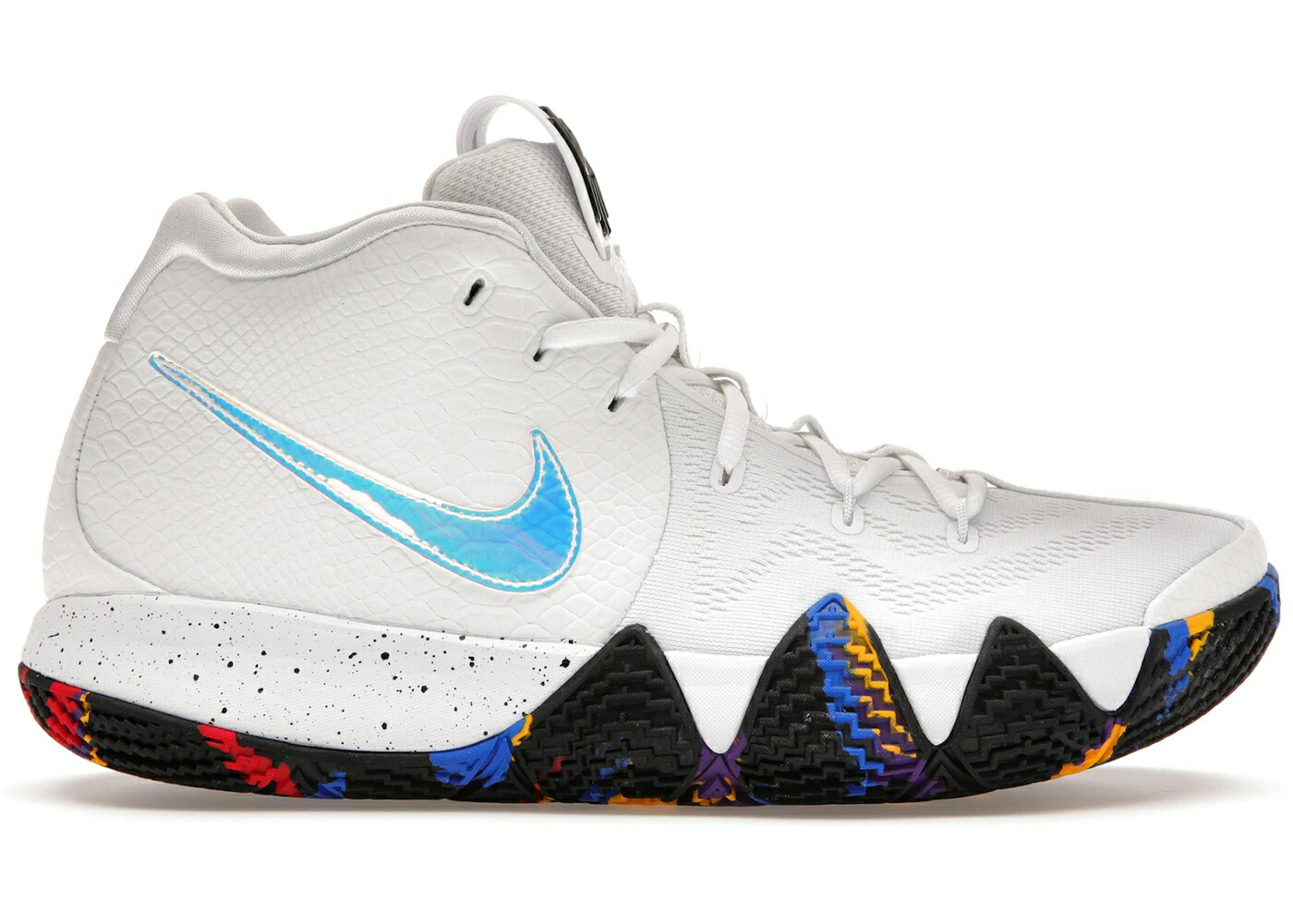 ナイキ カイリー 白いこと 白いこと スニーカー メンズ NIKE KYRIE 4 NCAA / WHITE MULTI COLOR
