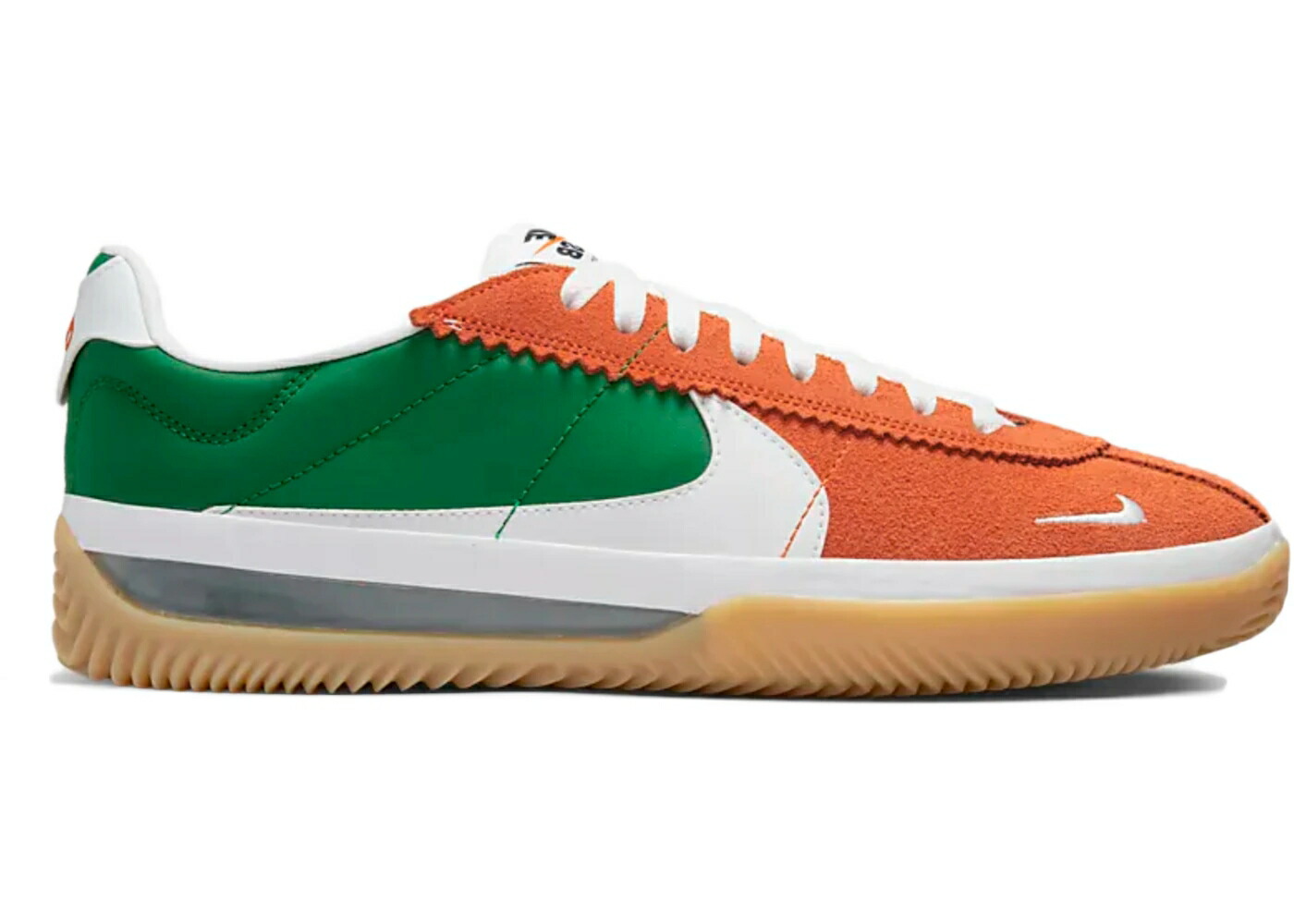 ナイキ ディープ 橙 オレンジ 緑 グリーン 白色 ホワイト スニーカー メンズ NIKE BRSB DEEP ORANGE PINE GREEN / DEEP ORANGE PINE GREEN WHITE