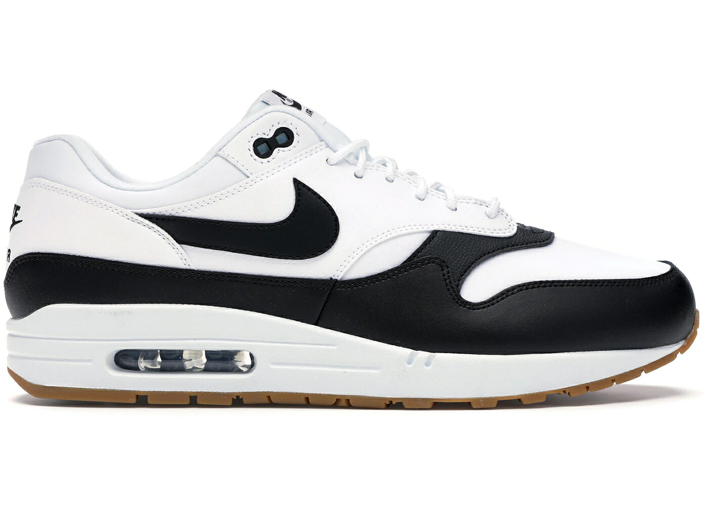 ナイキ マックス 白色 ホワイト 黒色 ブラック エアマックス スニーカー メンズ NIKE AIR MAX 1 SE WHITE BLACK GUM / WHITE BLACK GUM
