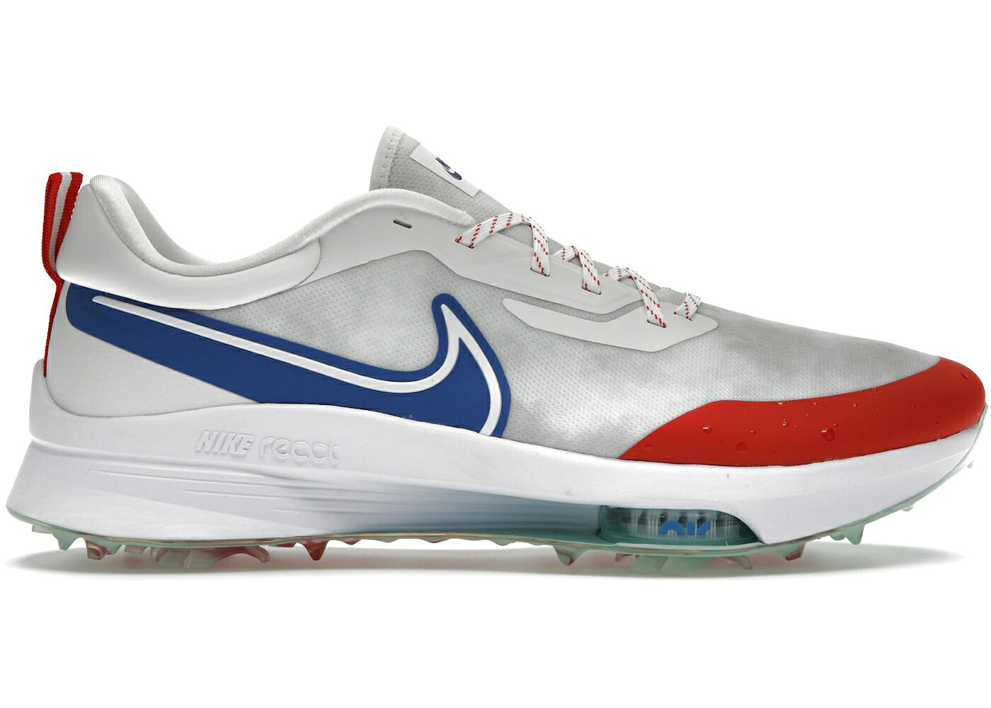 ナイキ 望遠レンズ 芝草 白いこと 白いこと 赤 赤いこと NXT% スニーカー メンズ NIKE AIR ZOOM INFINITY TOUR US OPEN SURF AND TURF (2022) / SUMMIT WHITE RED CLAY MINT FOAM