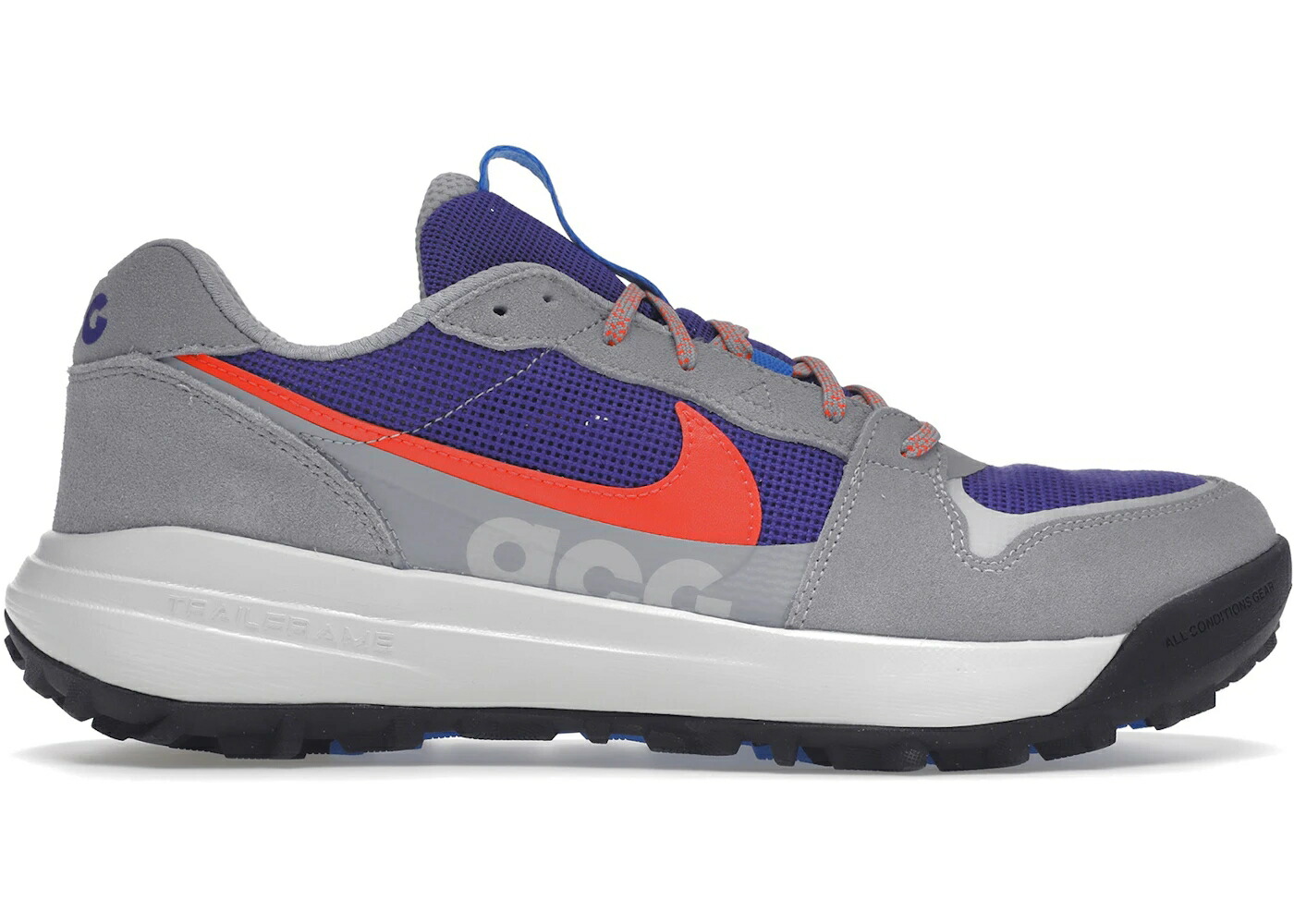 ナイキ 灰色 グレー クリムゾン 藍色 インディゴ スニーカー メンズ NIKE ACG LOWCATE WOLF GREY BRIGHT CRIMSON / WOLF GREY BRIGHT CRIMSON INDIGO