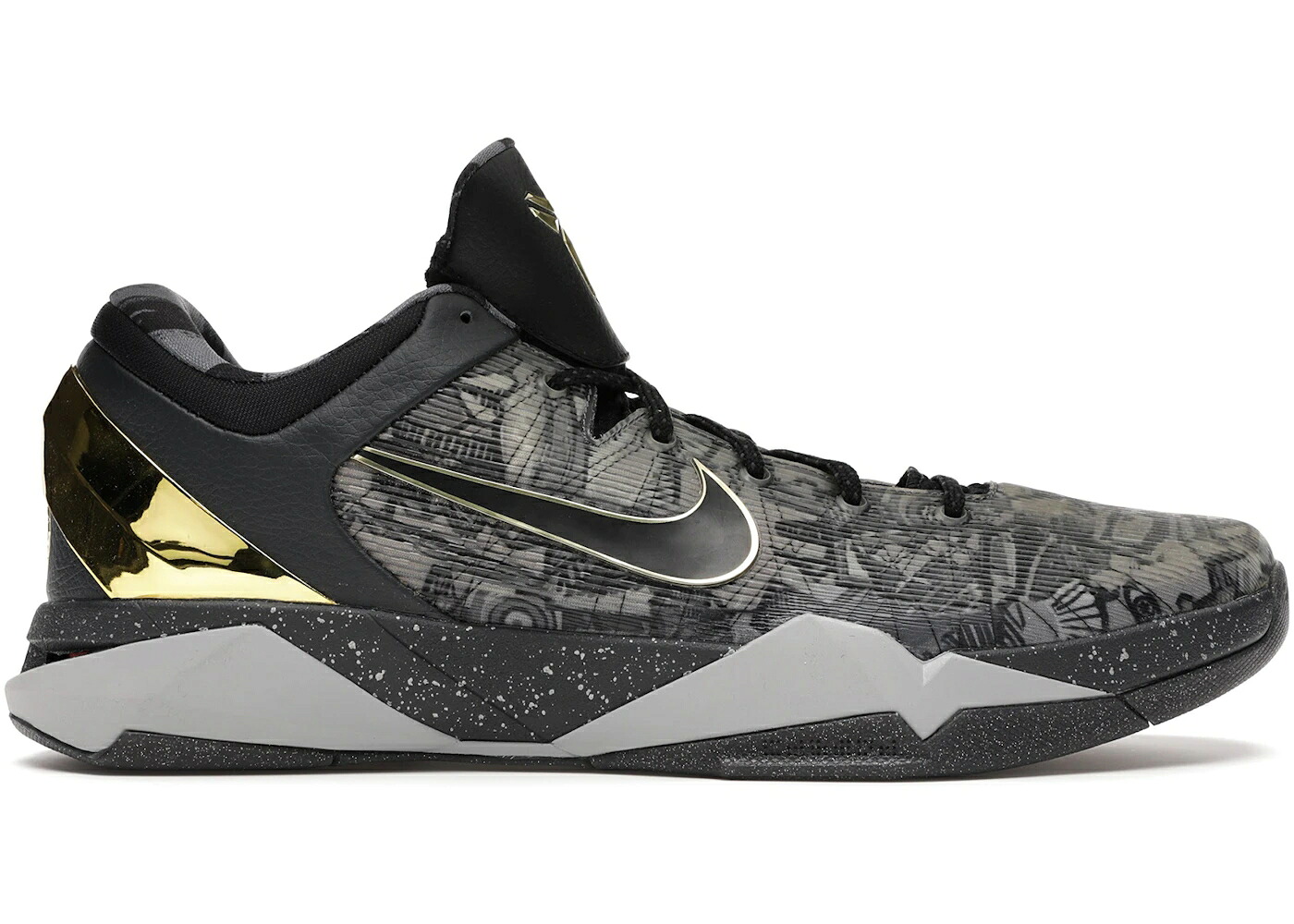 ナイキ コービー 冷やりとした 薄墨色 薄墨色 ゴールド 黒いこと 黒いこと スニーカー メンズ NIKE KOBE 7 PRELUDE (LONDON) / COOL GREY METALLIC GOLD BLACK