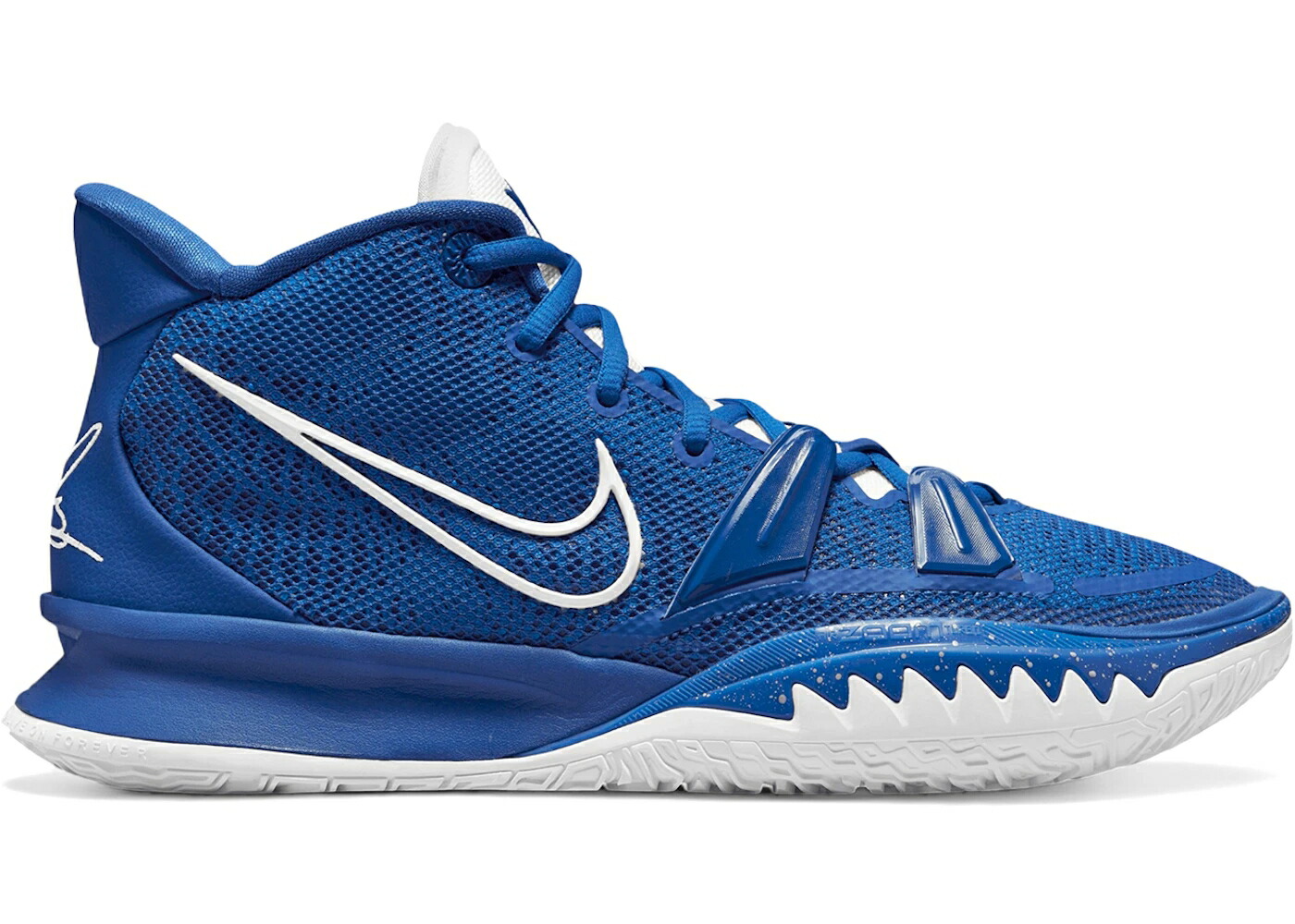 ナイキ カイリー ゲーム 白色 ホワイト ゲームロイヤル 青 ブルー スニーカー メンズ NIKE KYRIE 7 TB GAME ROYAL WHITE / GAME ROYAL GAME ROYAL WHITE