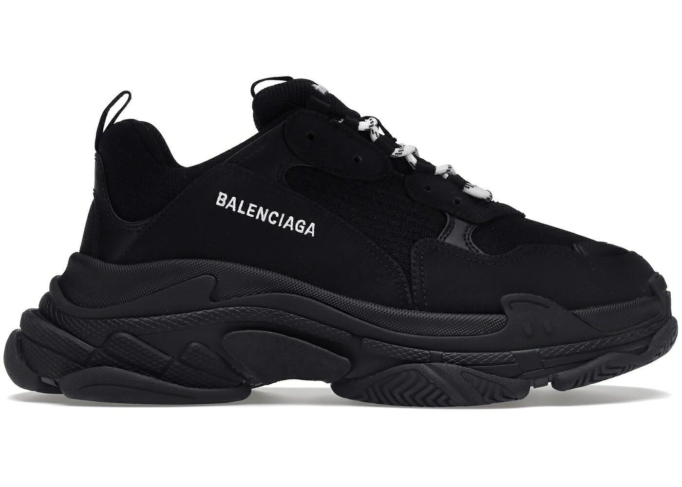 バレンシアガ 黒いこと 黒いこと スニーカー メンズ BALENCIAGA TRIPLE S BLACK (2021) / BLACK BLACK