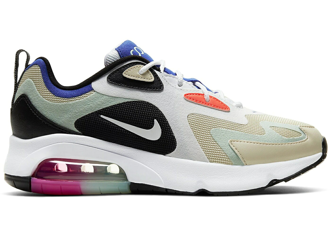 ナイキ マックス 白いこと 白いこと 黒いこと 黒いこと エア湖マックス WOMEN\u0027S スニーカー レディース NIKE AIR MAX 200 FOSSIL PISTACHIO FROST (WOMEN\u0027S) / FOSSIL WHITE BLACK PISTACHIO