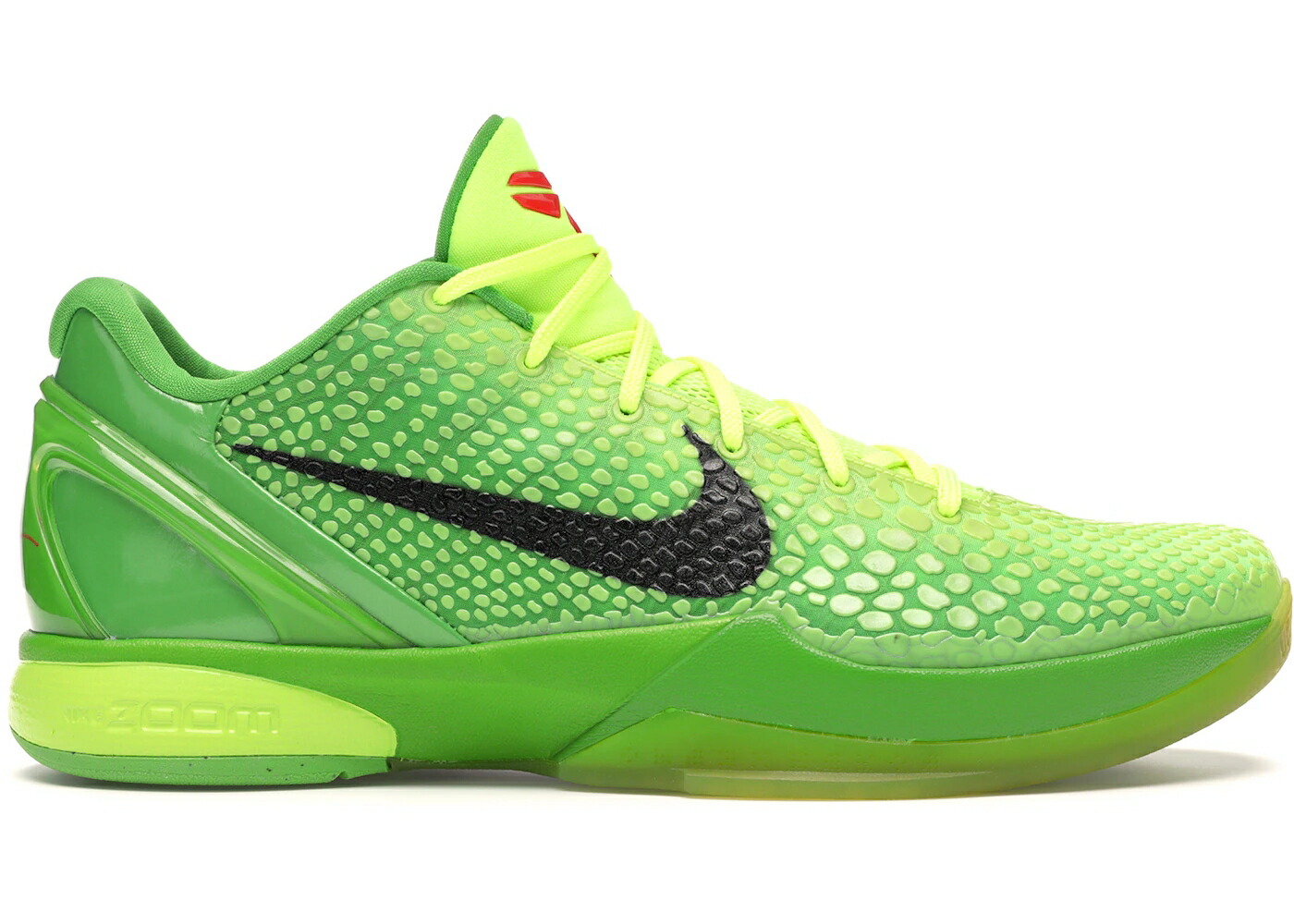 ナイキ コービー 菩提樹 緑 緑であること 赤 赤いこと 黒いこと 黒いこと スニーカー メンズ NIKE KOBE 6 GRINCH (2010) / LIME GREEN VARSITY RED BLACK