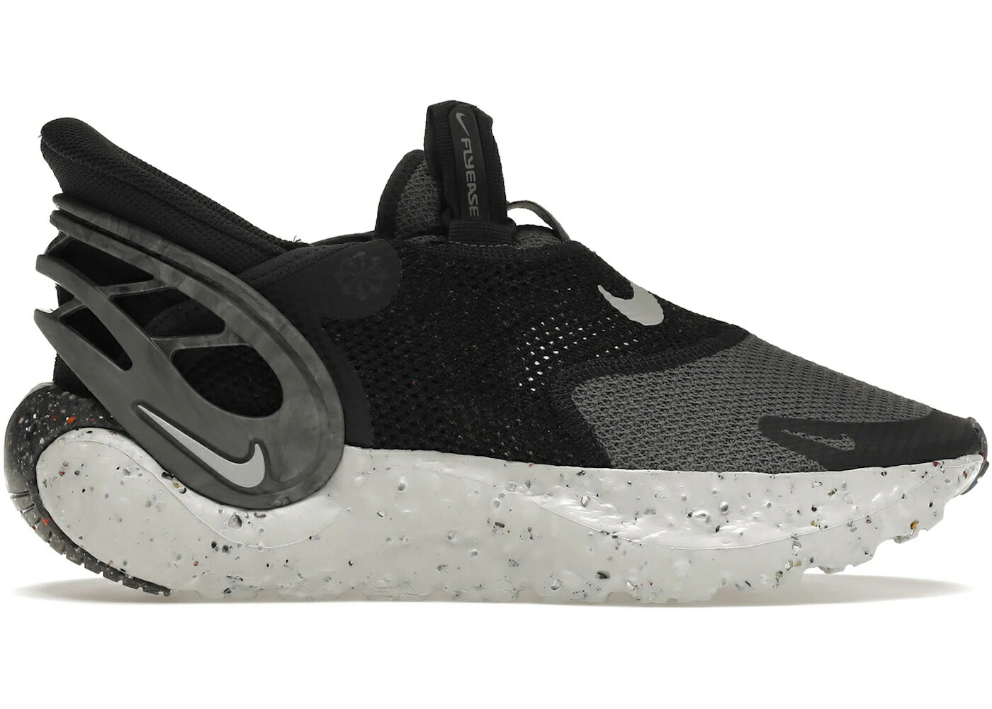ナイキ グライド 灰色 グレー 黒色 ブラック スニーカー メンズ NIKE GLIDE FLYEASE MERCURY GREY / MERCURY GREY BLACK GREY FOG GREY