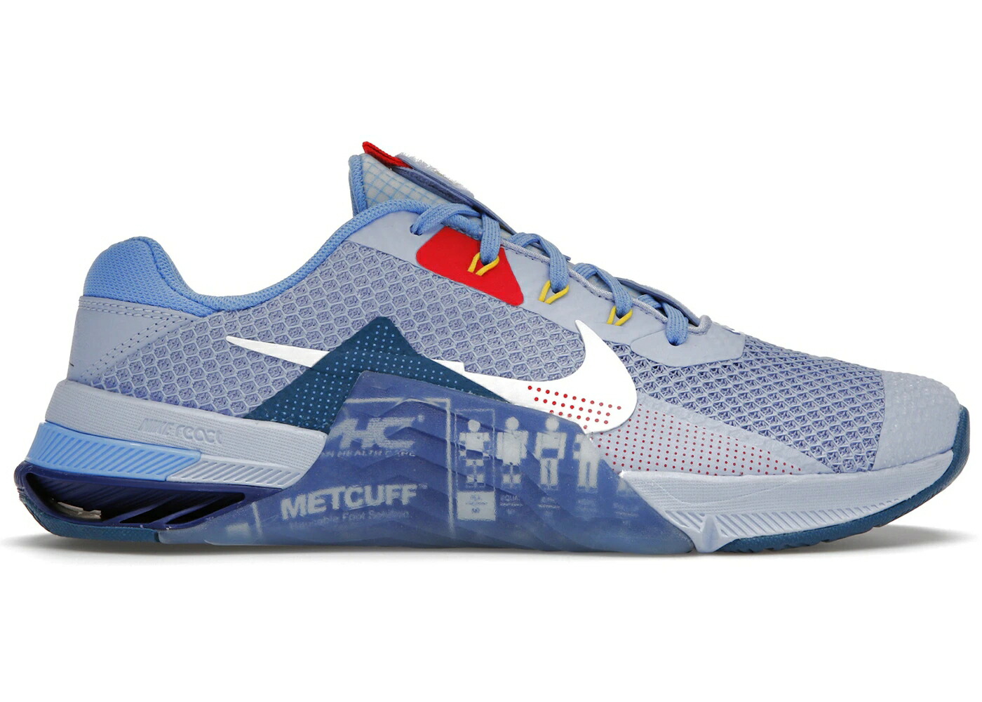 ナイキ アンプリファイアー 青碧 青碧 スニーカー メンズ NIKE METCON 7 AMP LIGHT MARINE / LIGHT MARINE UNIVERSITY BLUE