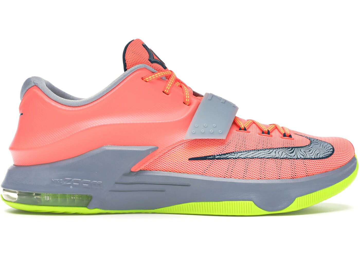 ナイキ 青碧 青碧 スニーカー メンズ NIKE KD 7 35,000 DEGREES / BRIGHT MANGO SPACE BLUE LIGHT