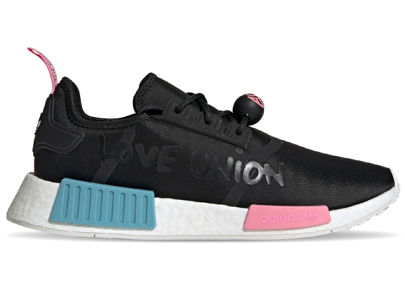 アディダス ユニオン コア 黒色 ブラック 白色 ホワイト スニーカー メンズ ADIDAS NMD R1 ANDR SARAIVA LOVE UNION / CORE BLACK CLOUD WHITE CORE