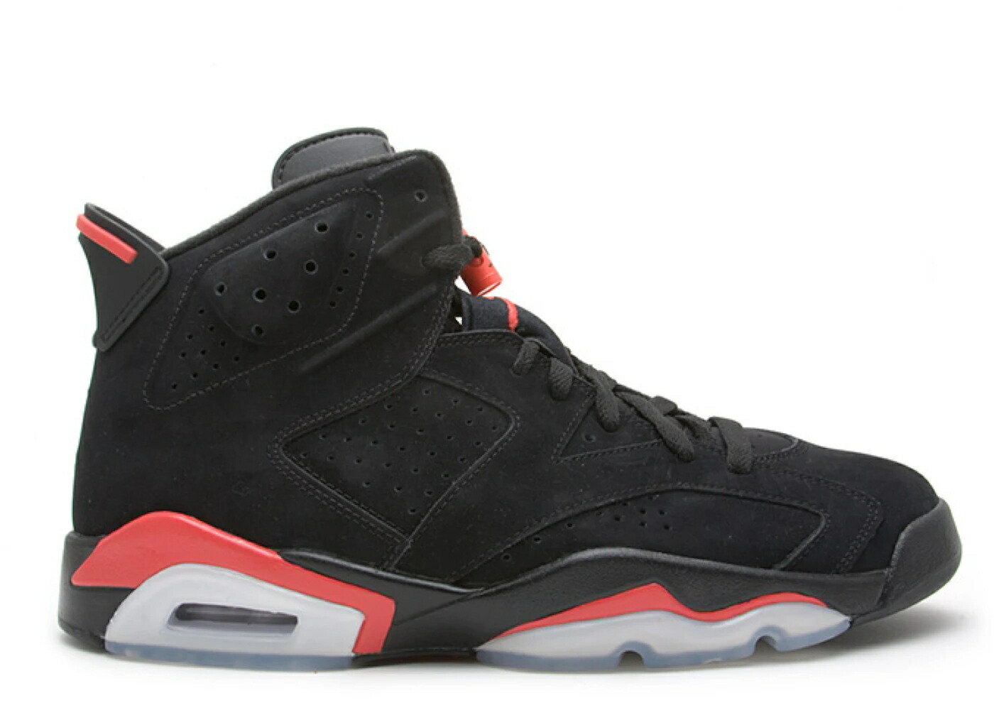 ナイキ ジョーダン 黒色 ブラック スニーカー メンズ JORDAN 6 RETRO INFRARED PACK BLACK / BLACK INFRARED