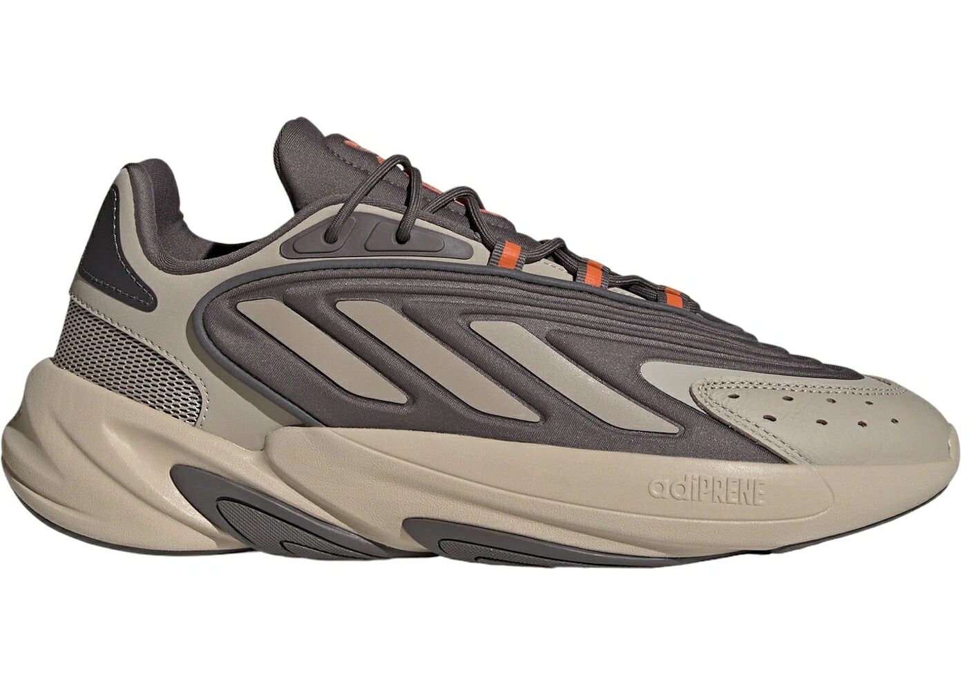 アディダス チャコール ベージュ 橙 オレンジ スニーカー メンズ ADIDAS OZELIA CHARCOAL WONDER BEIGE ORANGE / CHARCOAL WONDER BEIGE ORANGE