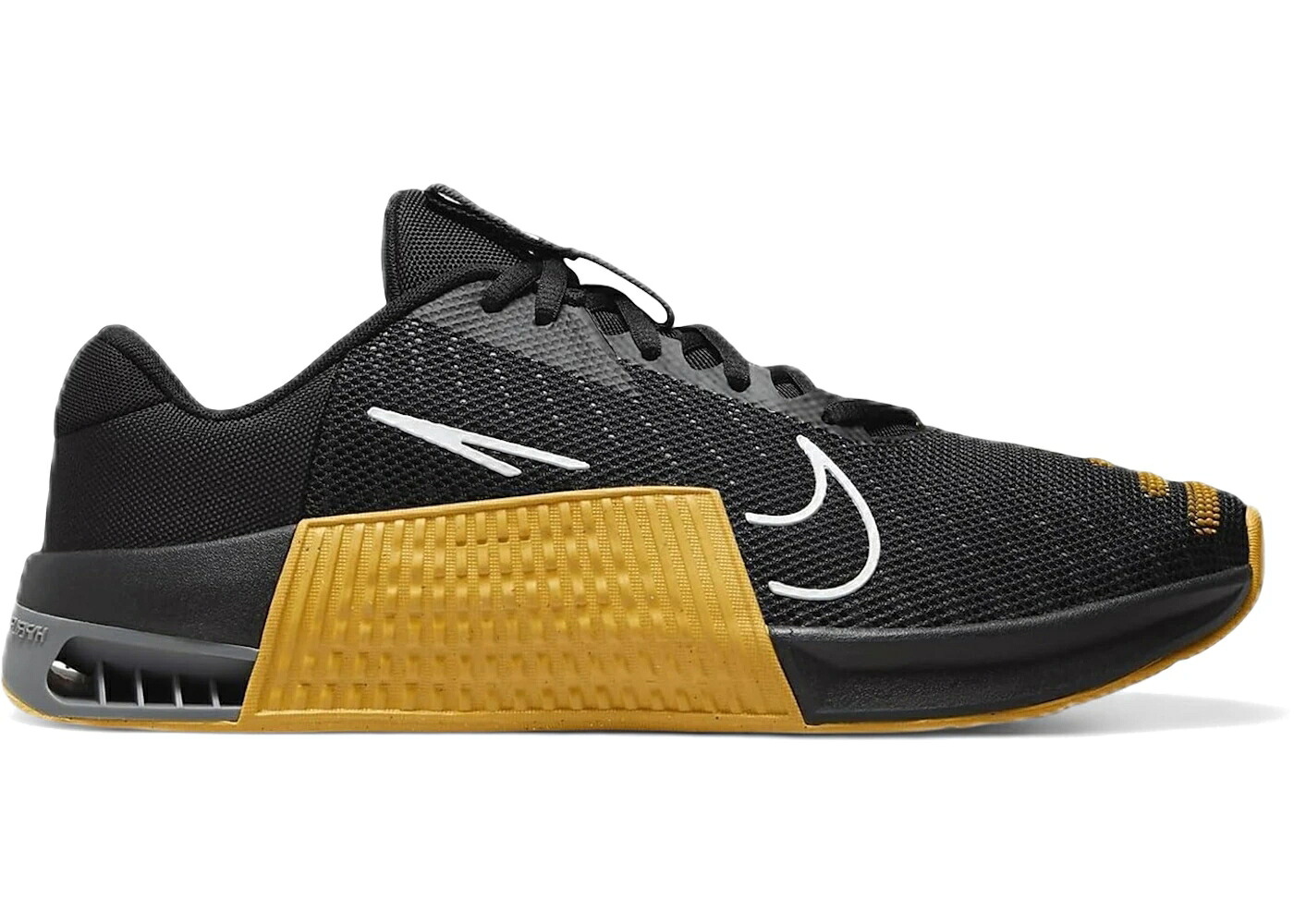 ナイキ 黒いこと 黒いこと ゴールド 薄墨色 薄墨色 スニーカー メンズ NIKE METCON 9 結核症 BLACK UNIVERSITY GOLD / BLACK UNIVERSITY GOLD SMOKE GREY