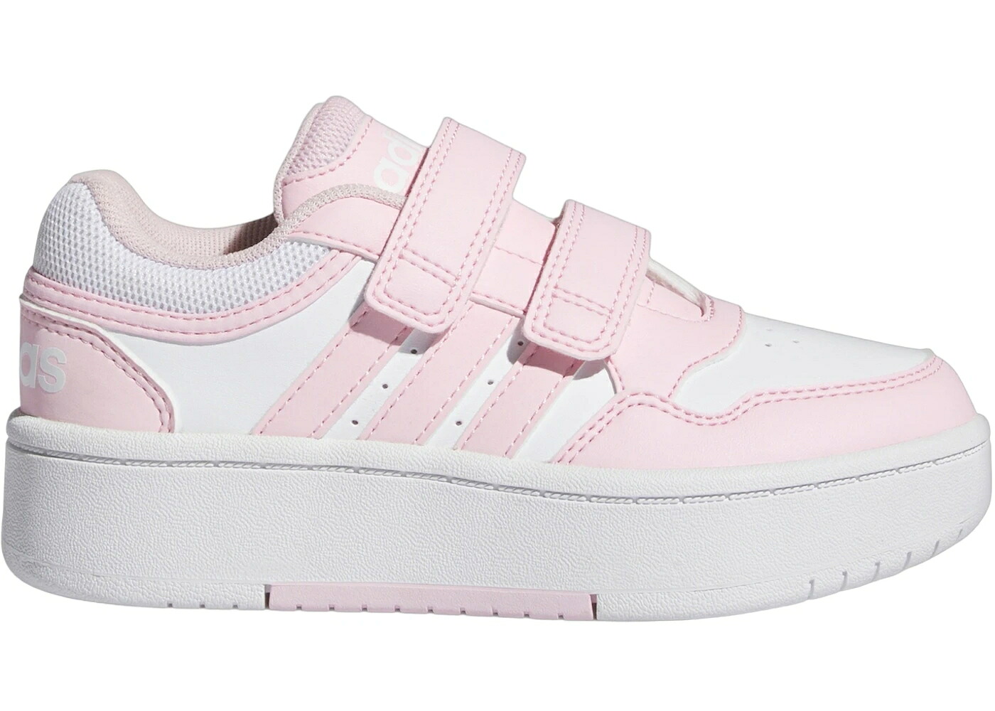 アディダス 白色 ホワイト ピンク 3.0 ジュニア キッズ ADIDAS HOOPS BOLD CLOUD WHITE CLEAR PINK (PS) / CLOUD WHITE CLEAR PINK CLEAR ベビー マタニティ スニーカー｜スニケス