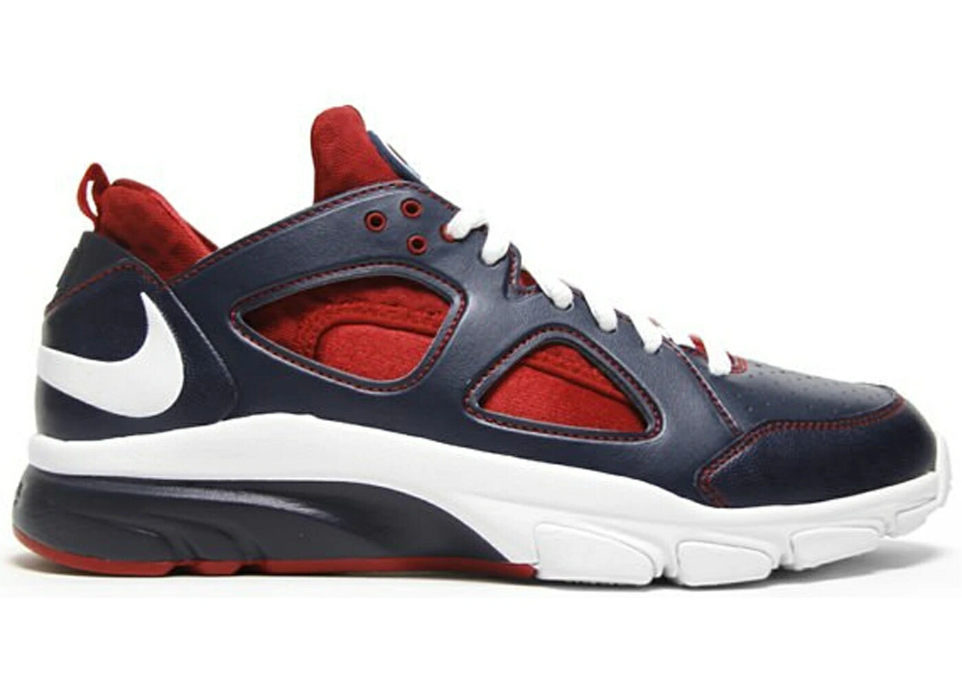 ナイキ 望遠レンズ ハラチ 調教師 白いこと 白いこと 赤 赤いこと スニーカー メンズ NIKE ZOOM HUARACHE TRAINER LOW PLAYSTATION JOE MAUER / OBSIDIAN WHITE VARSITY RED
