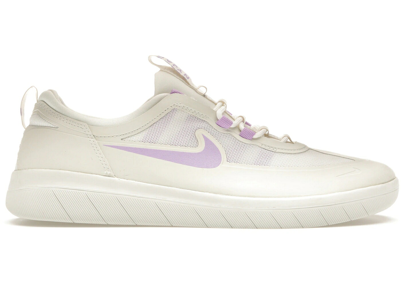 ナイキ エスビー フリー 白色 ホワイト スニーカー メンズ NIKE SB NYJAH FREE 2 SUMMIT WHITE LILAC / SUMMIT WHITE SUMMIT WHITE LILAC