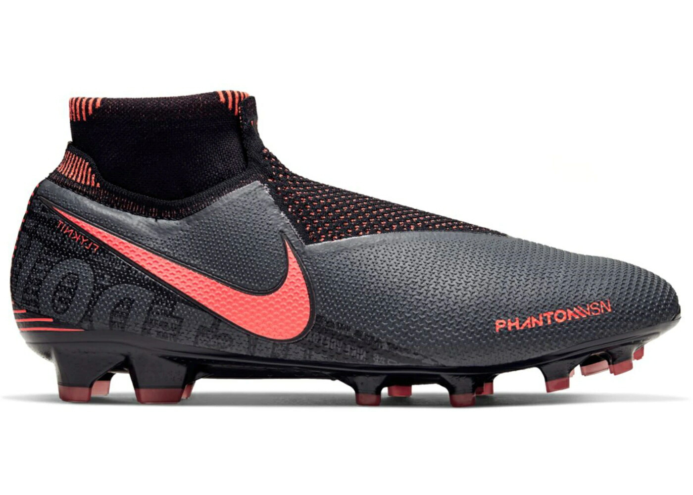 ナイキ エリート 薄墨色 薄墨色 黒いこと 黒いこと スニーカー メンズ NIKE PHANTOM VISION ELITE DF FG GREY BRIGHT MANGO / DARK GREY BRIGHT MANGO BLACK