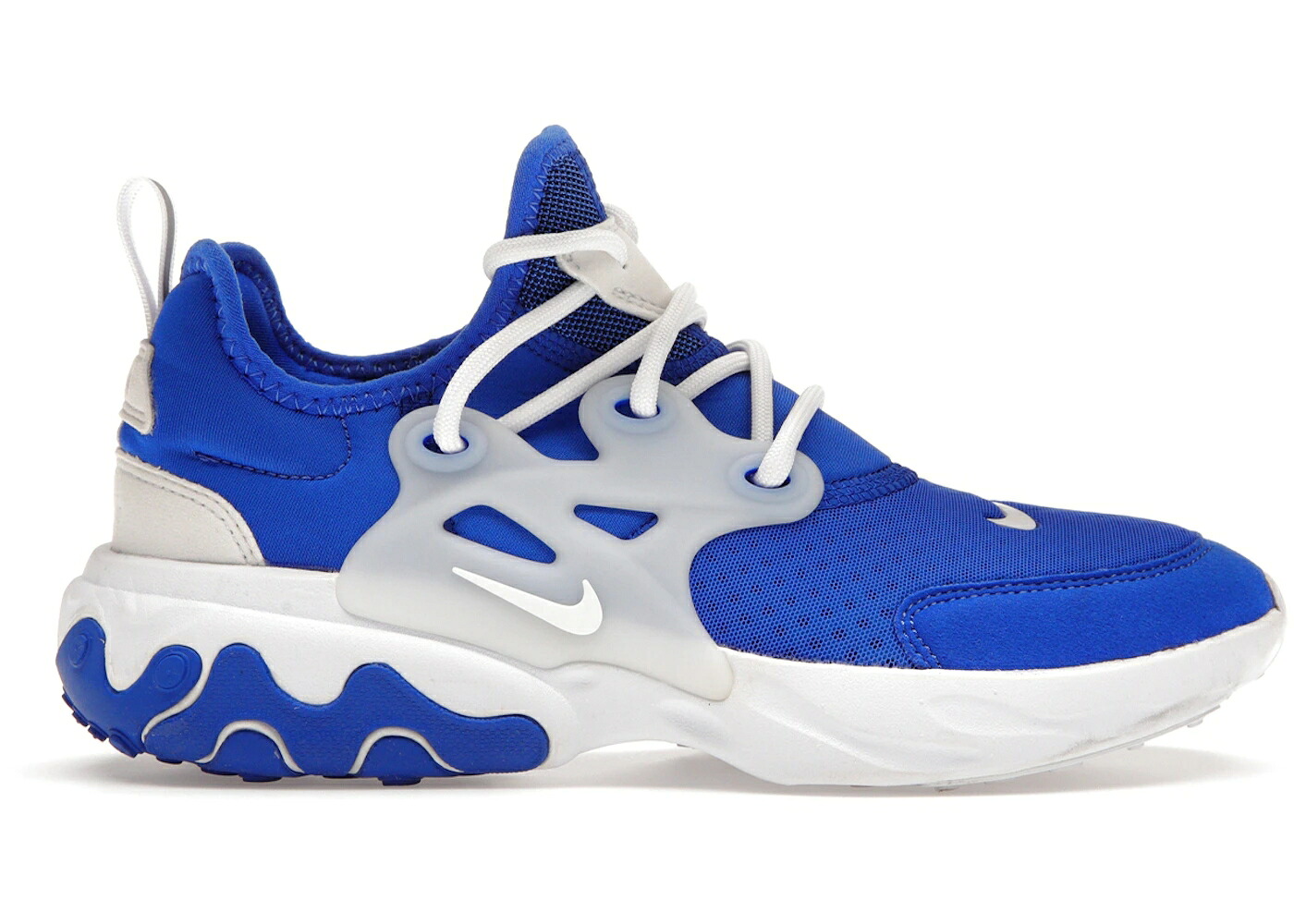 ナイキ リアクト プレスト 白色 ホワイト 黒色 ブラック リアクトプレスト ジュニア キッズ NIKE REACT PRESTO HYPER ROYAL (GS) / HYPER ROYAL WHITE BLACK VOLT ベビー マタニティ スニーカー
