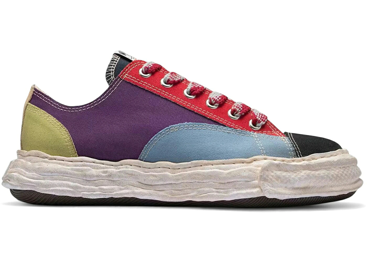 棲み家 ミハラヤスヒロ スニーカー メンズ MAISON MIHARA YASUHIRO MAISON MIHARA YASUHIRO PETERSON 23 OG SOLE CANVAS LOW MULTICOLOR /