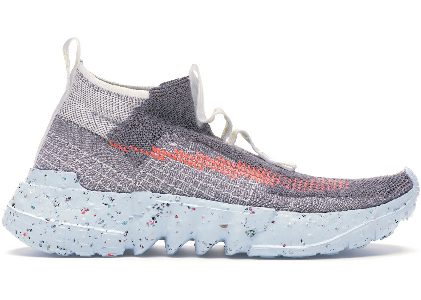 ナイキ 薄墨色 薄墨色 クリムゾン 白いこと 白いこと スニーカー メンズ NIKE SPACE HIPPIE 02 VAST GREY HYPER CRIMSON / VAST GREY HYPER CRIMSON WHITE