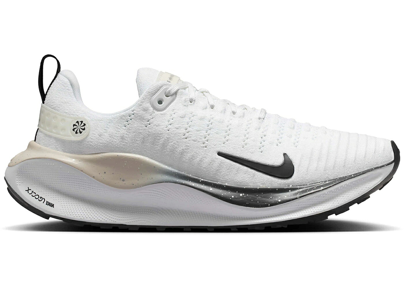 ナイキ リアクト ラン 白色 ホワイト プラチナム 灰色 グレー 黒色 ブラック WOMEN'S スニーカー レディース NIKE REACT INFINITY RUN 4 WHITE PLATINUM TINT LIGHT SMOKE GREY BLACK (WOMEN'S) / WHITE PLATINUM TINT LIGHT S
